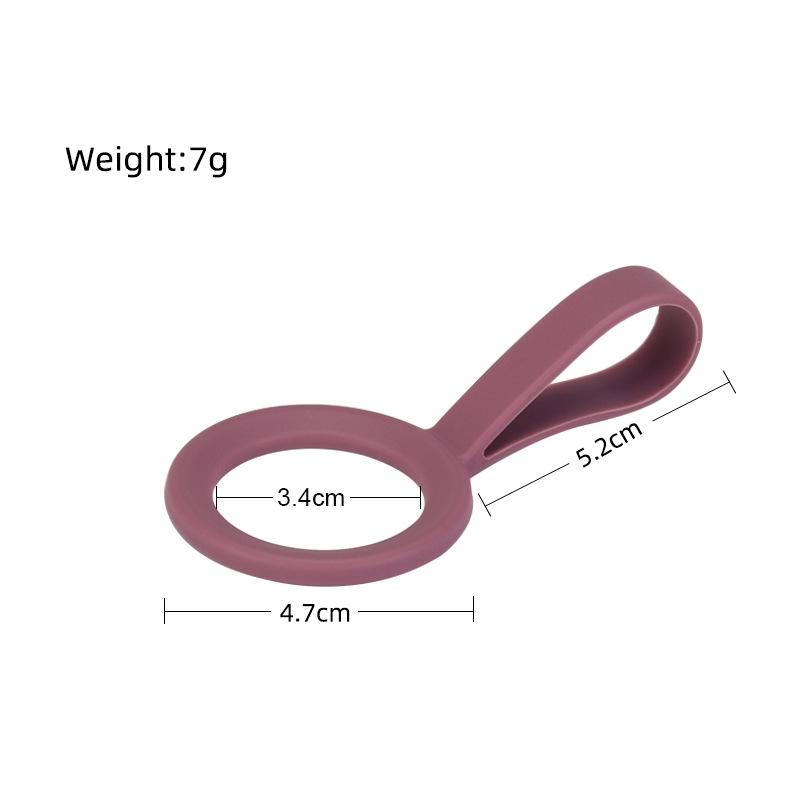 Пряжка для подвешивания чайника, силиконовый спортивный держатель для бутылки с водой, ручка, веревка для переноски, для небольшого вакуумного стакана, походного инструмента на открытом воздухе