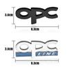 BSXU8 3D Metal OPC LINE Emblem Car Side Fender Tail Badge Sticker For Opel Astra H G J Insignia Mokka Zafira Corsa Vectra C D Antara