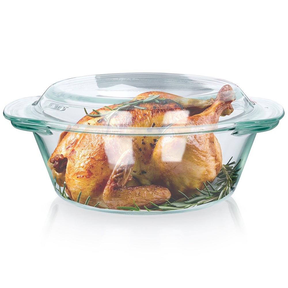 Glass Ovenproof Baking Dish for Baking, Roasting Pan, 1.83L