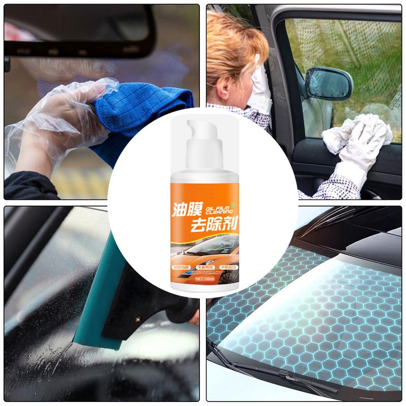 Очиститель масляной пленки на лобовом стекле автомобиля Очиститель масляной пленки на автомобильном стекле Крем для чистки автомобильных стекол Средство для удаления пятен от воды и автомобильных стекол