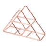 Napkin Holder Fashion Thickened Widened Triangular Freestanding Metal Wrought Iron Vertical Tissue