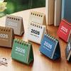 2 Pcs Mini Desk Calendar Oct. 2025-Dec. 2026 14 Monthly Planner Desktop Small Standing Flip Calendar with Twin-Wire Binding for Home Office