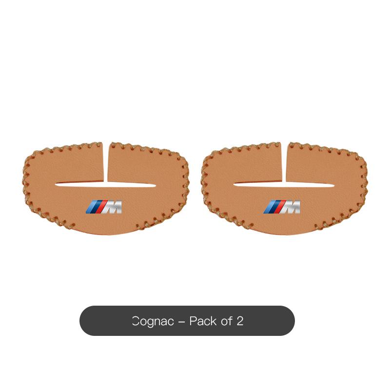 For BMW XO02Car Valve Core 2pcs Car Leather Safety Belt Buckle Plug Protective Covers For BMW E46 E90 E60 F30 F10 E39 E36 F20 G30 G20 E87 E9