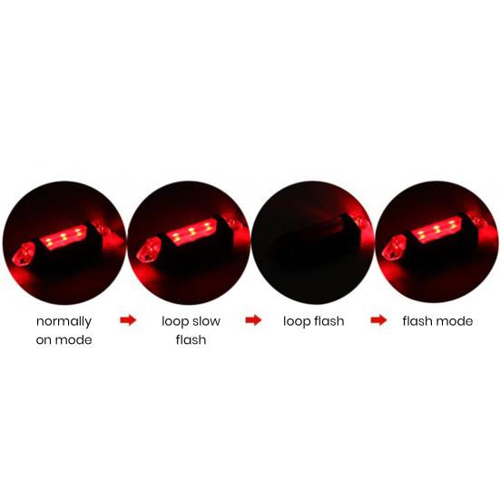 Универсальный светодиодный задний фонарь для велосипеда, супер яркий, водонепроницаемый, перезаряжаемый через USB, простая установка, задний фонарь для велосипеда, безопасный для езды на велосипеде