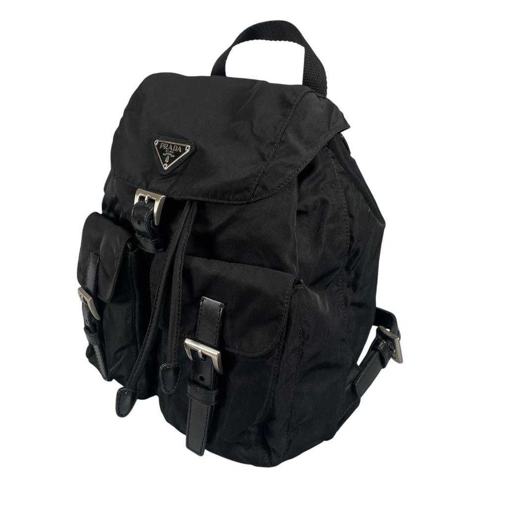 PRADA Backpack Â· Daypack black Women used