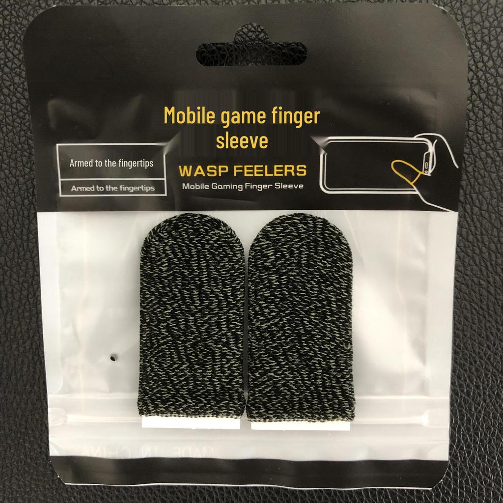 Copper Fiber 18-Pin Game Finger Sleeves - Sweatproof, Precision, Professional Gaming Gloves