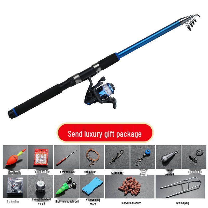 Полный набор для морской рыбалки: Спиннинговые, кастинговые и удилища для дальнего заброса с оснасткой