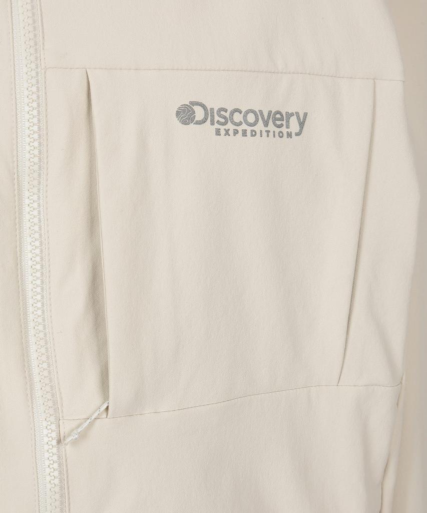 Мужская мягкаяshell-куртка Discovery Expedition Essential с высоким воротником (слоновая кость)