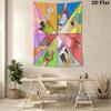 Digimon Heroes Epic Battles Await Tapestry Fashion Print Background Cloth Wall Covering Decoration Atmospheric Background Cloth Home Decor