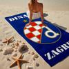 Dinamo Zagreb Basketball Club Microfiber Beach Towel, Lightweight And Quick-Dry, for Summer Travel, Beach Essential, Swimming Pool