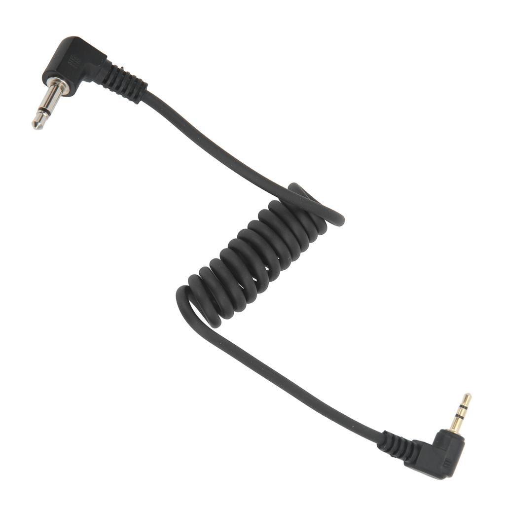 Шнур затвора камеры 2,5 мм - 3,5 мм позолоченный пластиковый эластичный триггер вспышки спуск затвора