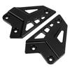 Motorcycle Foot Peg Protector Rear Plate Heel Guard Aluminum Alloy Replacement for Z900 2017‑2021Black