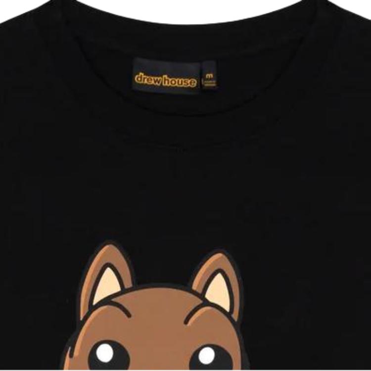 Drew House T Shirt Unisex Black DR-FW22-1230