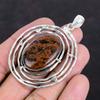 Mahogany Obsidian Pendant 925 Sterling Silver Pendant Original Gemstone Pendant Designer Jewelry Anniversary Gifts Handmade Stylish Pendant