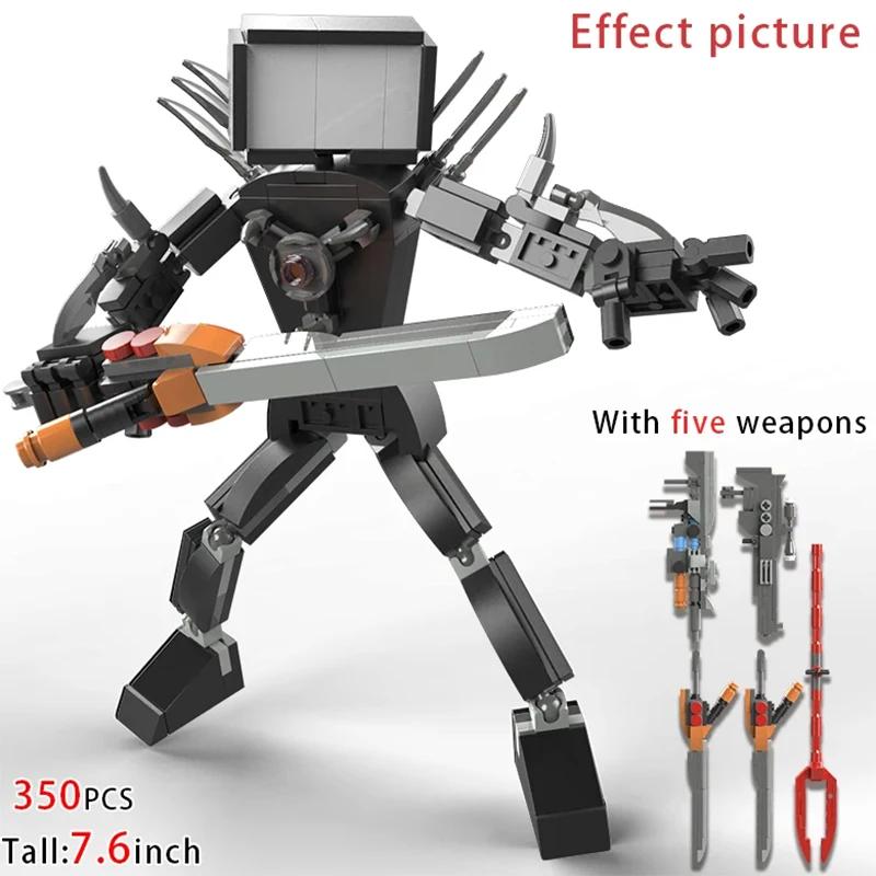 Moc Skibidi Туалет Фигурки Модель Строительные Блоки Camerman Titan Speakerman Surveillance Man TVMan Мальчики Игрушки Для Детей Подарки