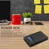 DIY Зарядное устройство Power Box для 18650 с двойным USB-выходом, портативный Power Bank для быстрой зарядки, корпуса со светодиодным фонариком для перезаряжаемых аккумуляторов