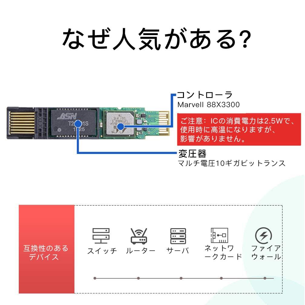 Модуль RJ45 Модуль совместим с оптическим трансивером Cisco до 30 м 10GBASE-T SFP+ 1.25/2.5/5/10G SFP+ SFP-10G-TS, Netgear, Ubiquiti, D-Link,