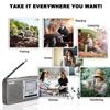 XHDATA D219 Маленький портативный радиоприемник Коротковолновый радиоприемник FM AM SW Wide FM Совместимый с радиостанцией по предотвращению стихийных бедствий 11-полосный стерео высокой чувствительности DSP Карманный