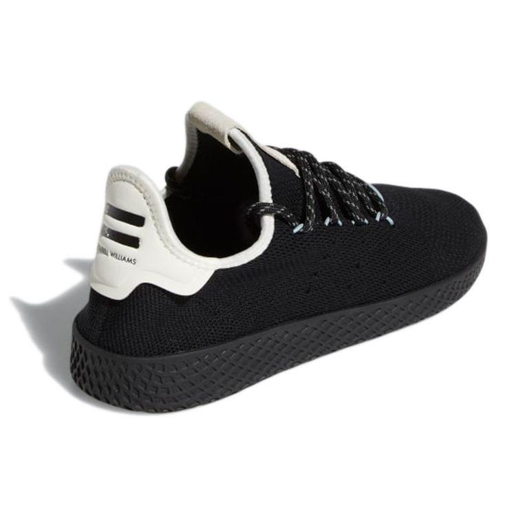 Pharrell Williams x adidas Tennis Hu Черно-белые Мужские Кроссовки Core-Black Off-White Light-Grey GZ3927