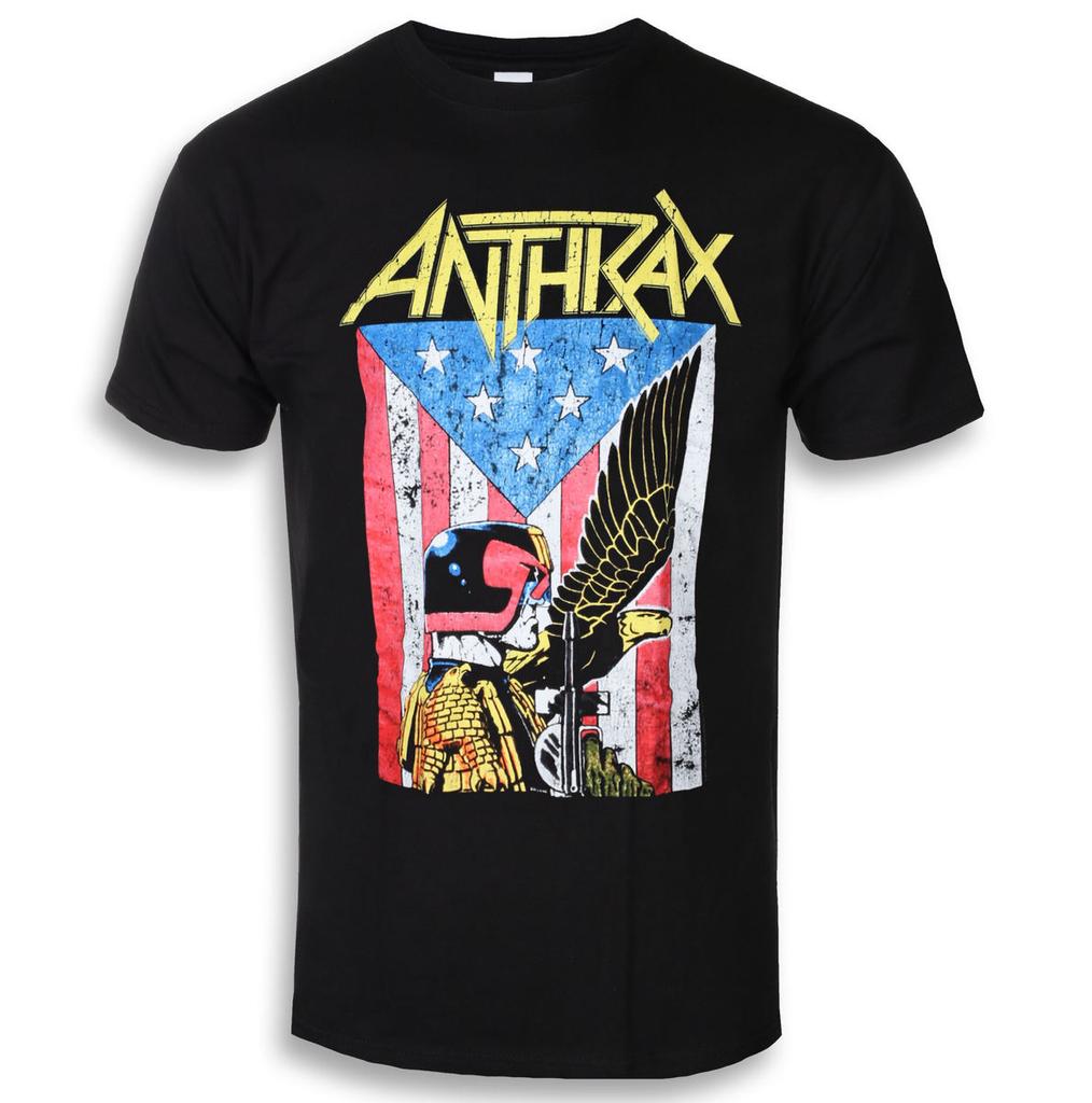 2026 Anthrax Band Graphic Cotton Tshirt Unisex Summer Short Sleeve Fashion Brand Tee Luxury Casual Vintage Retro Top