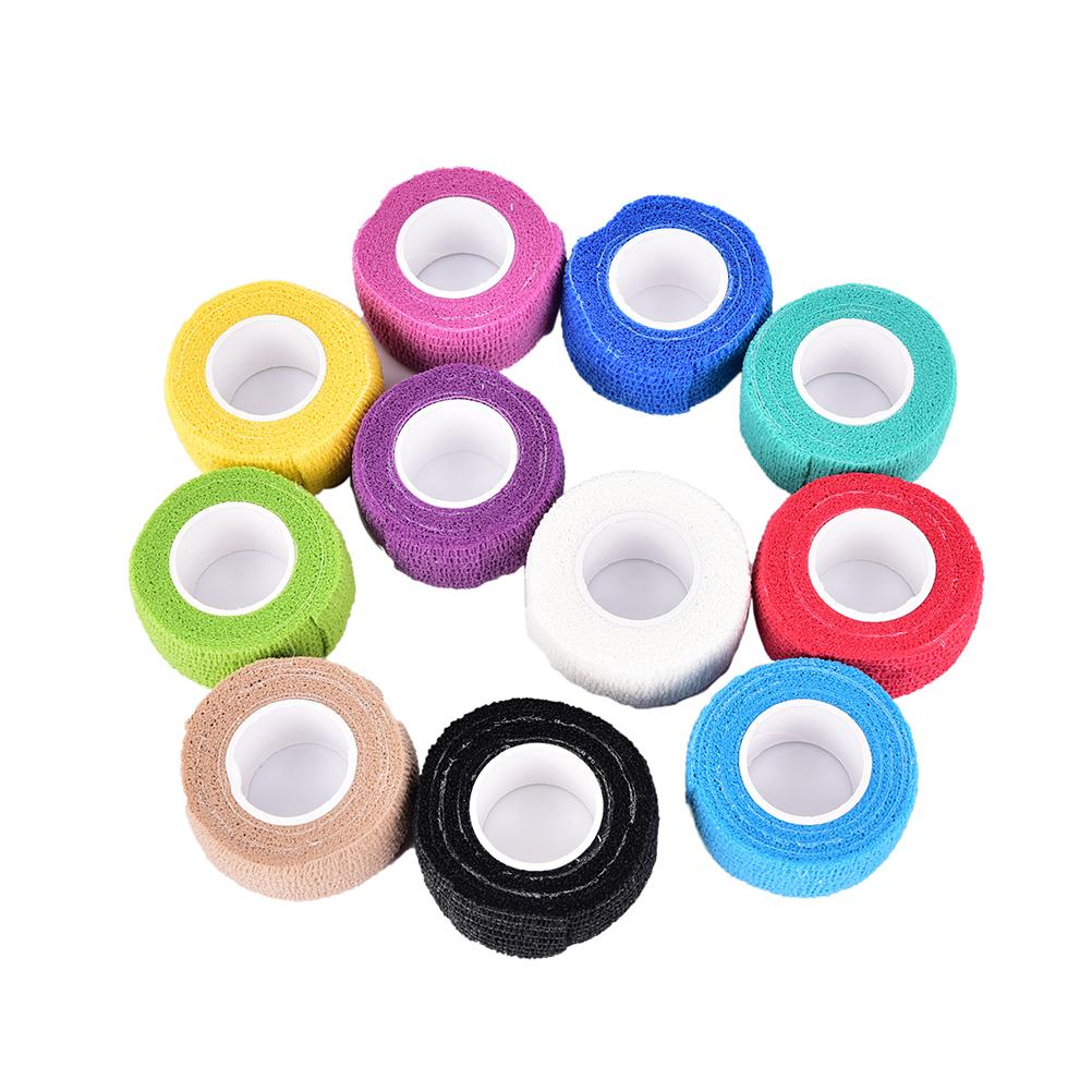 24 шт. нетканые материалы, одноразовые самоклеящиеся эластичные ручки для татуировок, 2,5*5 см, разные цвета