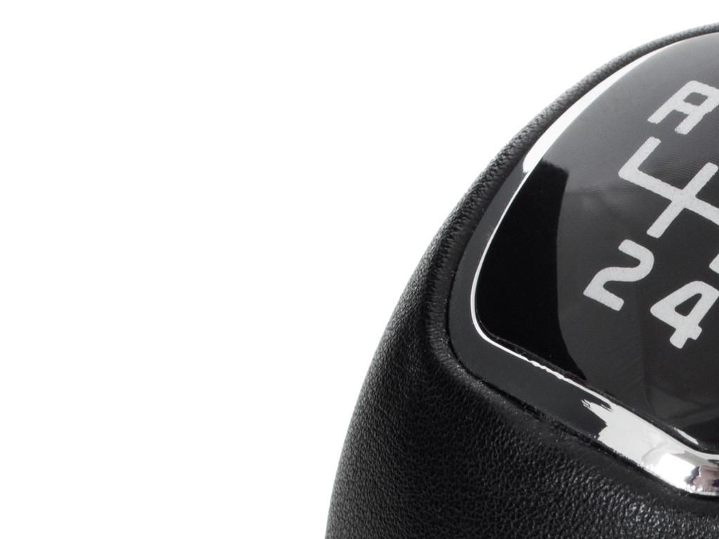 Kia Rio III 2010- BLACK LEATHER 5 SPEED gear shift knob