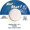 7-дюймовая пластинка SKIN FLESH & BONES - Reggae Stop / Pt. 2 ML Hot Shot 1974 US Регги, Ска и Даб