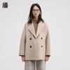 Women's Wool Blend Short Suit Collar Coat