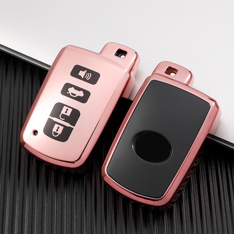 Чехол для дистанционного ключа из ТПУ для Toyota Avalon Camry Corolla RAV4 Highlander Auris CHR Land Cruiser, автоаксессуары