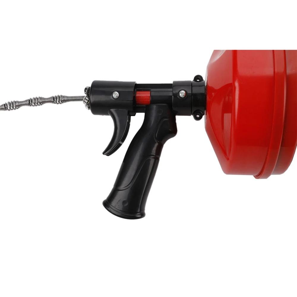 Flexible Plumbing Drain Snake Auger Professional Pipe Dredging Machine Bathrom Blockage