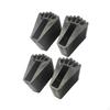 4x Ladder Feet Mats,Rubber Step Leg Cap Protector Foot Covers Extension Pads for