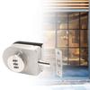 Frameless Glass Door Lock Bolt Ground Latch Fits 10-12 Mm Stainless Steel Gate for Office