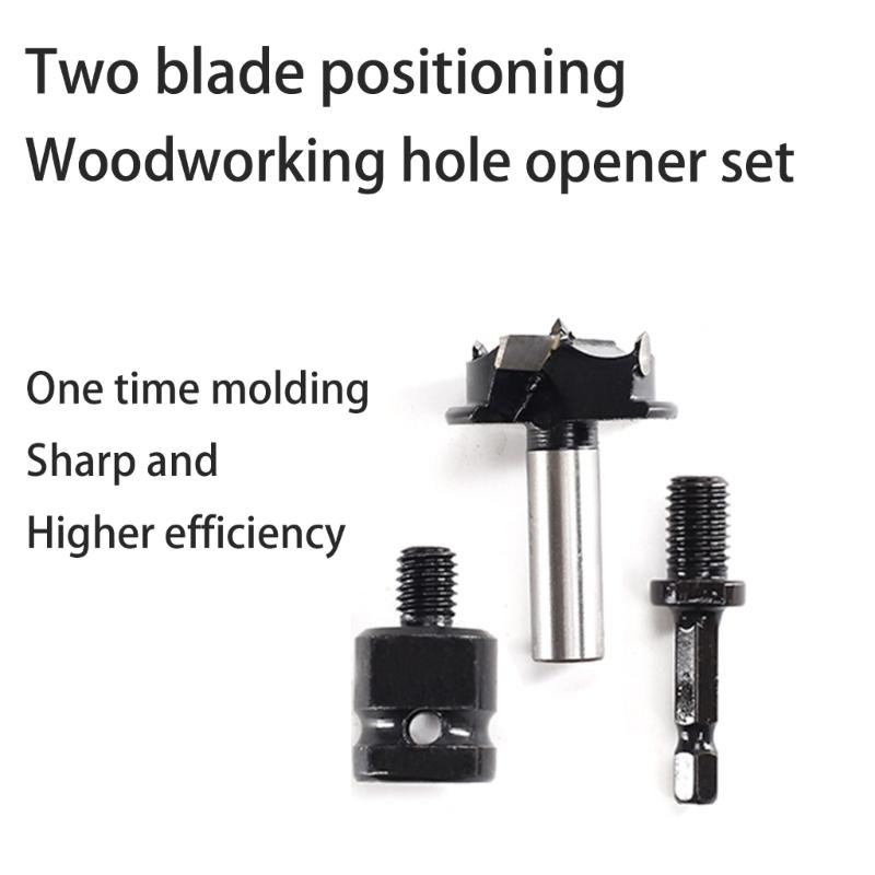 Forstners Drill Bit with Carbide Tip Efficient Woodworking Tool Versatile for Efficient Wood Drilling & Hinge Install