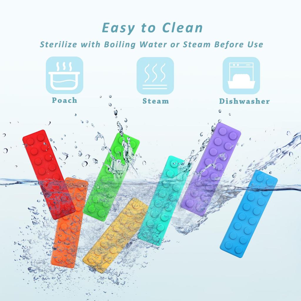 Сенсорные жевательные ожерелья, 2 шт. красочных жевательных ожерелья для сенсорных детей, идеально текстурированные силиконовые жевательные игрушки