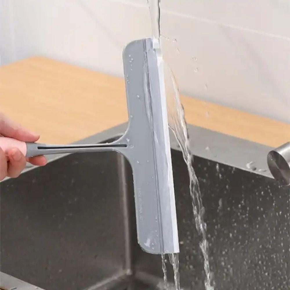 Durable Window Glass Wiper Non-Slip Bathroom Scraper Cleaning Tools Mirror Cleaner Kitchen