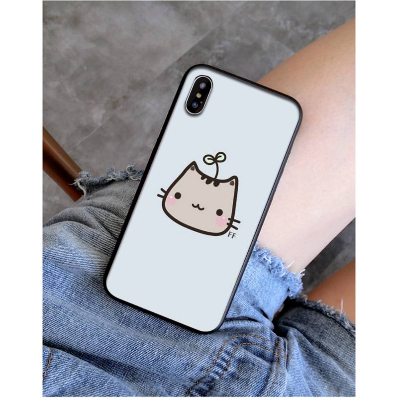 Мягкий чехол для телефона с рисунком кота для iphone 11 12 13 Mini Pro Max X XS MAX 6 6s 7 8 plus 5 5S 5SE XR SE2020