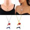 Vintage Netherlands Map Necklace Simple Flag Symbol Necklace Jewelry Stainless Steel Country Outline Pendant Necklace