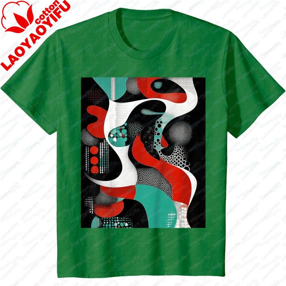 Unisex Fashion Summer Short Sleeve Tops Green Stack Graphic Print CTrendyasual Streetwear Stylish Comfort Top graphic Clothing