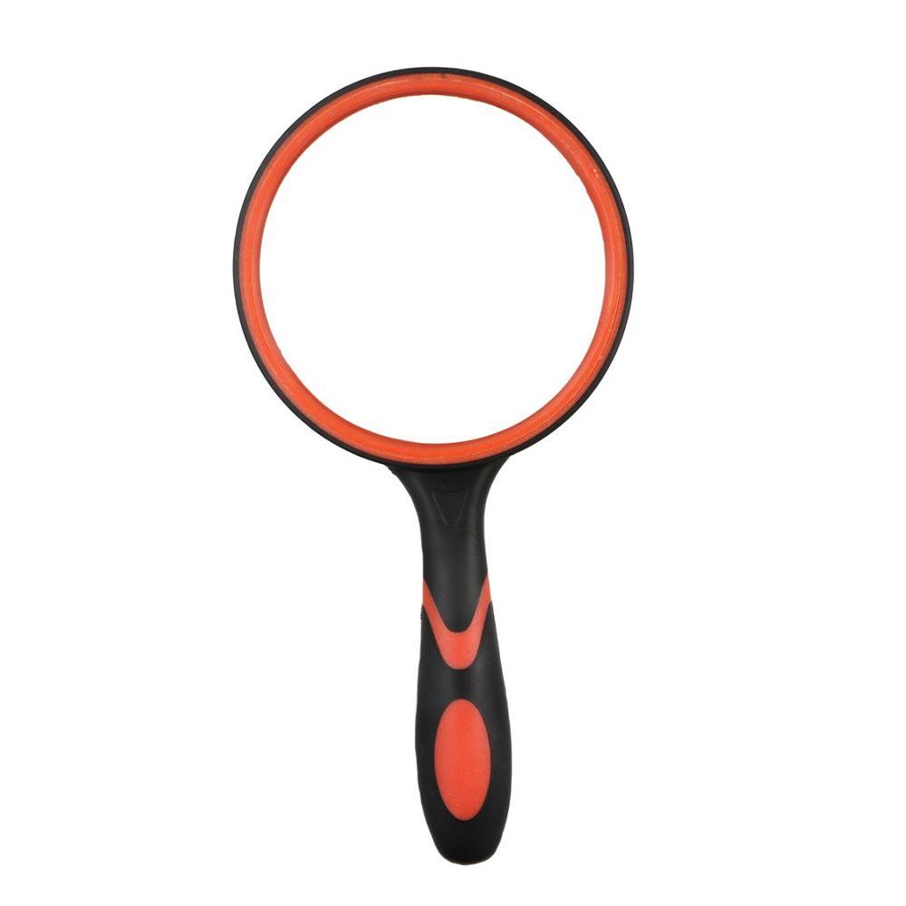 Rubber Handle Handheld Handheld Magnifier 10X Magnifying Glass Optical Magnifier Eye Loupe Glass