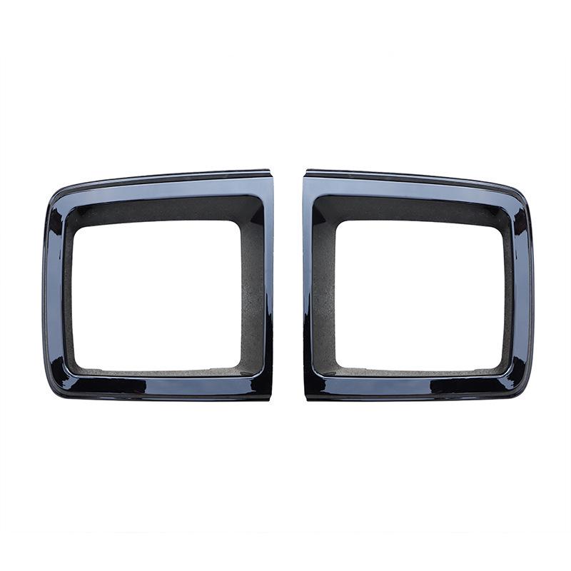 Комплект рамок фар Haval H9 2-го поколения: Решетка, ABS, Светодиодные бусины, Дизайн Черный Воин