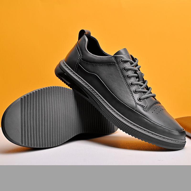Популярные кожаные кроссовки Мужская весенняя повседневная спортивная обувь