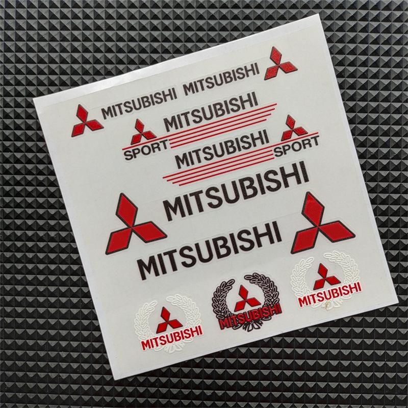 3D Светоотражающие Виниловые Наклейки для Автомобиля Мотоцикла Для Mitsubishi EVO Ralliart Triton Ex Star Mirage Jinxuan Galant ASX Наклейка
