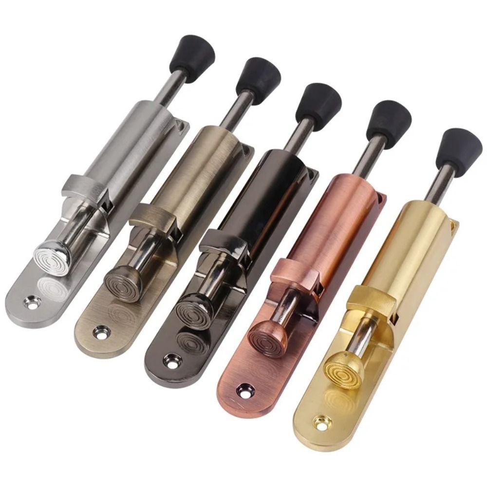 Door Bottom Seam Telescopic Door Stopper Spring Loaded Door Handle Bumper Household
