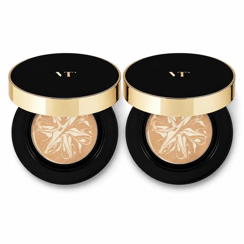 VT COSMETICS Essence Пудра-тональное средство Skin Foundation Pact №21 Светло-бежевый 12г