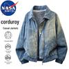NASA MARVEL Men's Corduroy Retro Workwear Jacket