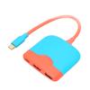 3-в-1 USB C на HD Multimedia Interface Адаптер USB C на USB C USB3.0 Многопортовый Адаптер Совместимый для Устройств Type C