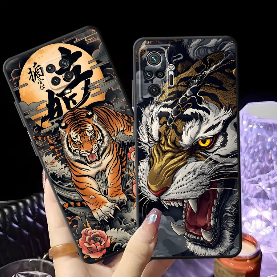 Крутой чехол-бампер с тигром для Xiaomi Redmi Note 7 8 13 Pro Plus 10S 9S 9 10 14 11 12 Pro 11s 12s