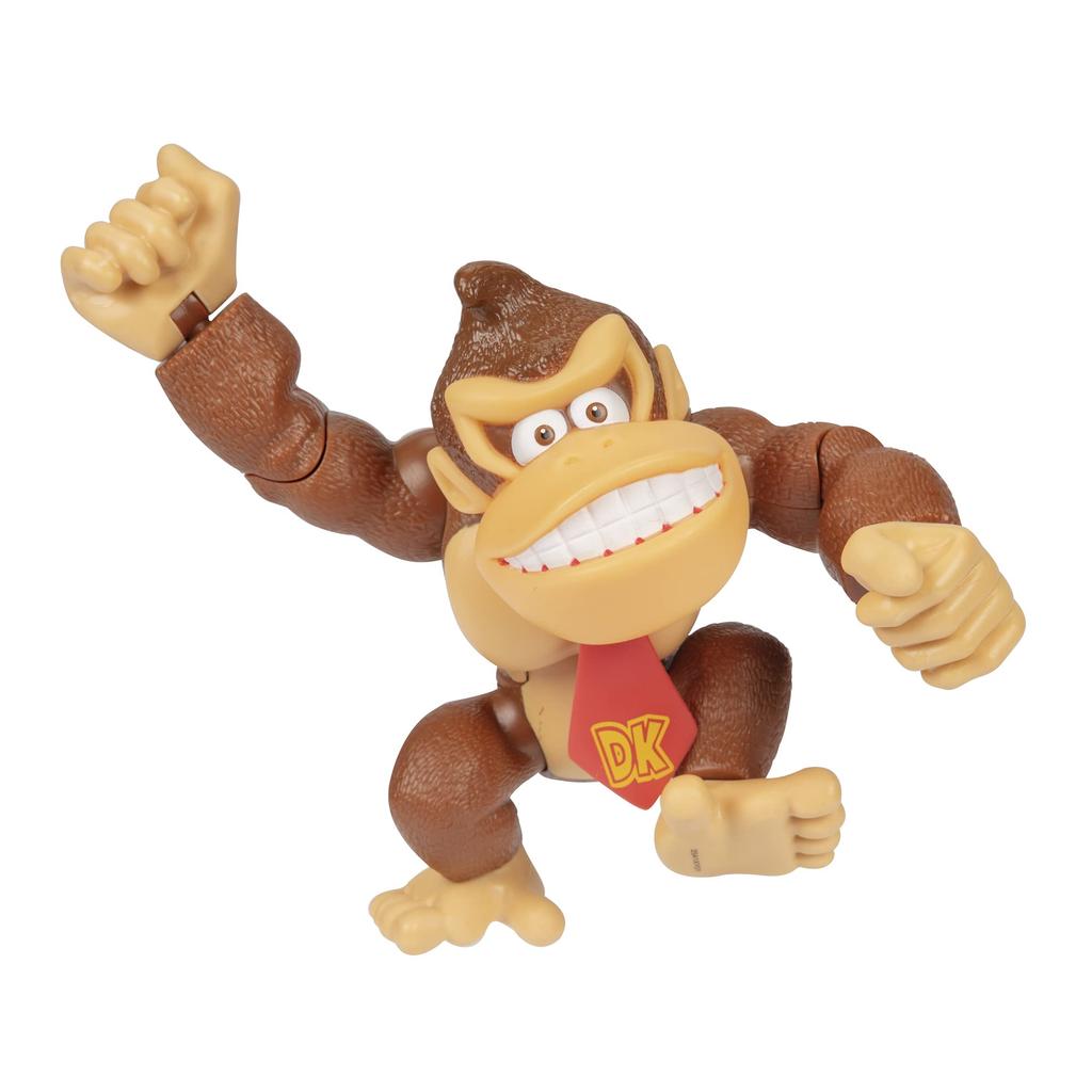 Nintendo Super Mario 15cm Tall Donkey Kong Action Figure with Pose Perfect for Play and Display for Kids and Collectors Ages 3 and 6" / Function, Up.