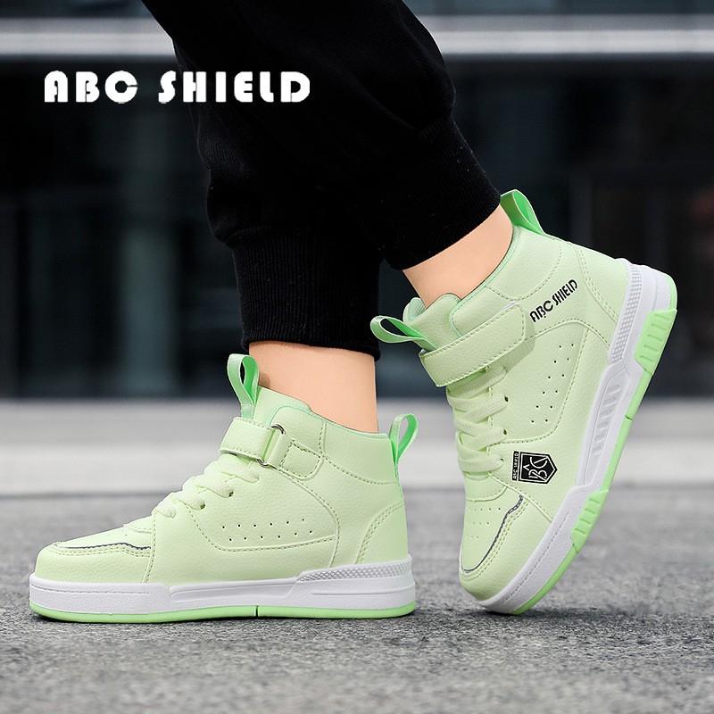 Kids Casual Sneakers Girls Boys Strap School Shoes With Cushioned Sole Age 7-16 Years
