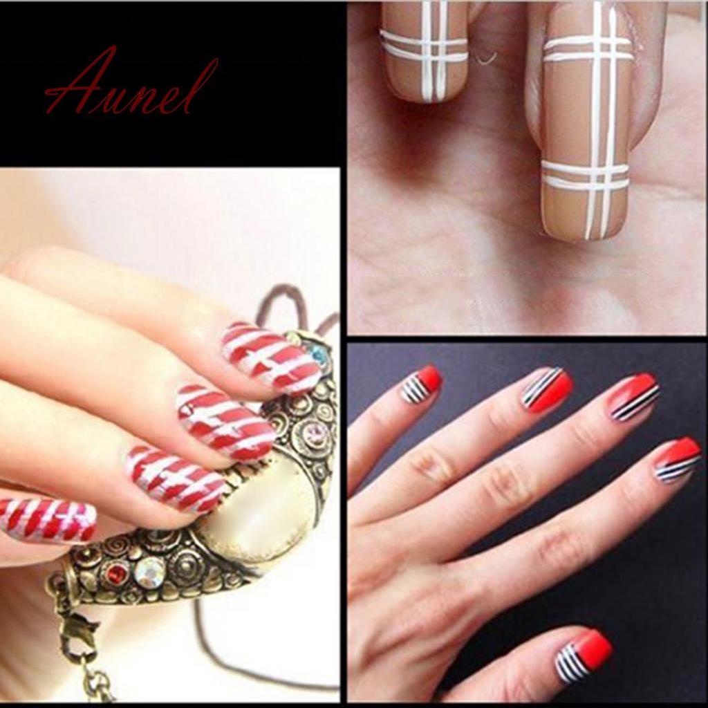 Vogue 3 шт./компл., тонкий лайнер для дизайна ногтей, декор, живопись, рисунок, кисть для ручки «сделай сам»